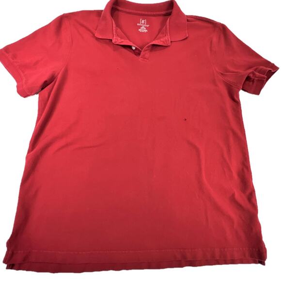 George Short Sleeve Red Polo Collared  Work Shirts Large (42-44) Bundle of Two - Picture 6 of 11